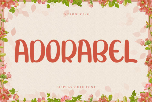Adorabel: A Typeface for Quietly Beautiful Headings
