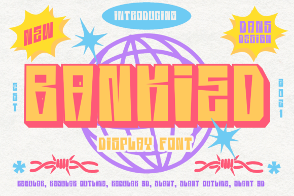 Bankied: The Chunky Font for Creative Product Makers