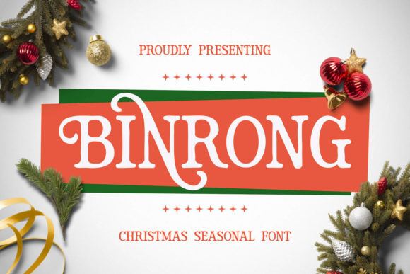 Binrong: A Vintage Font for Creative Hands