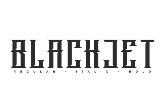 Blackjet: A Display Font with Industrial Precision