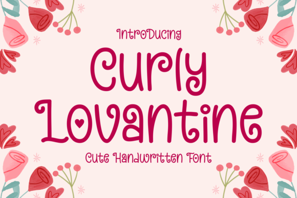 Curly Lovantine: A Font for Sophisticated Small Business Branding