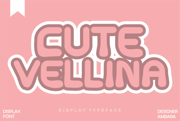 Cute Vellina: A Sparkling Font for Digital Design