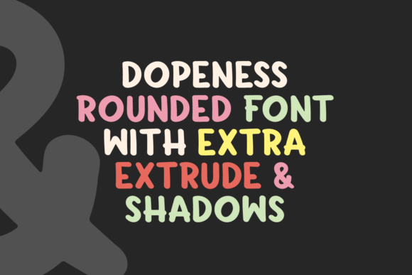 Elevate Your Brand with Dopeness: A Designer Font for Modern Businesses