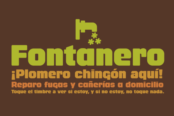 Fontanero: A Crafters Display Font for Bold Product Design