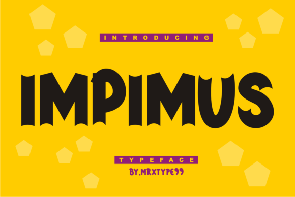 Impimus: The Bold Display Font Built for Crafters and Shop Owners