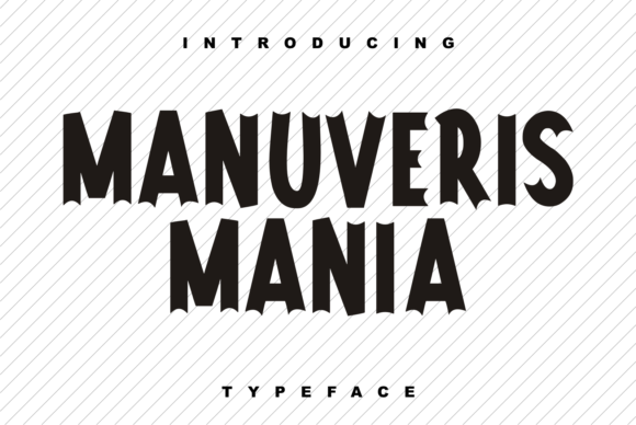 Manuveris Mania: A Display Font with Wild Character