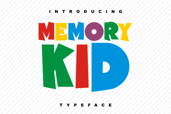 Memory Kid: A Display Font for Modern Editorial Design