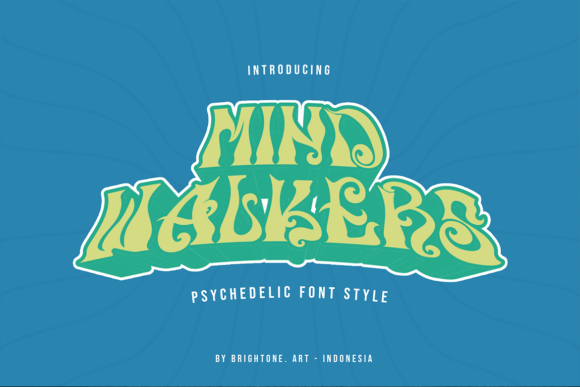 Mind Walkers: The Psychedelic Font for Editorial Wanderings