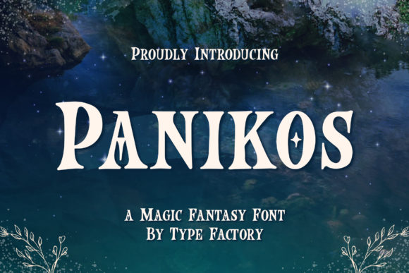 Panikos: A Display Font for Mystical Branding