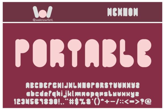 Portable: A Font Built to Grab Attention Across Digital Campaigns