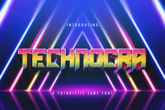 Technocra: A Bold Futuristic Font for Editorial Personality