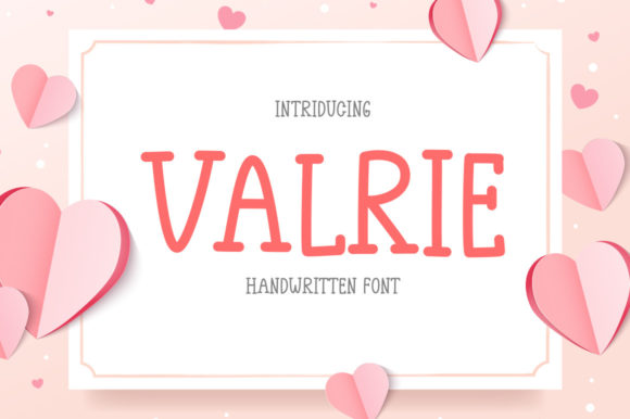 Valrie: An Elegant Display Font for Crafters and Product Creators