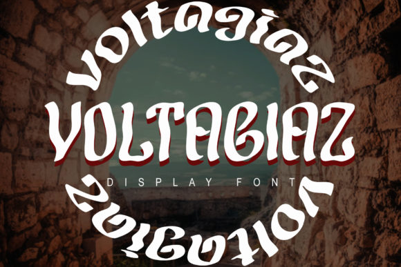 Voltagiaz: A Bold Display Font for Creative Branding Projects