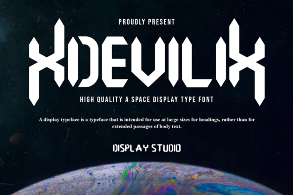 Xdevilix: A Futuristic Display Font for Modern Brands